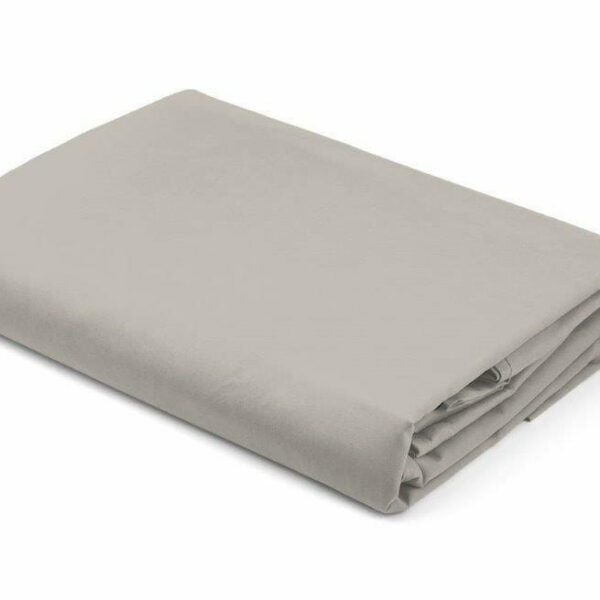 Prześcieradło satynowe z gumką 200x220 beżowe PURE premium