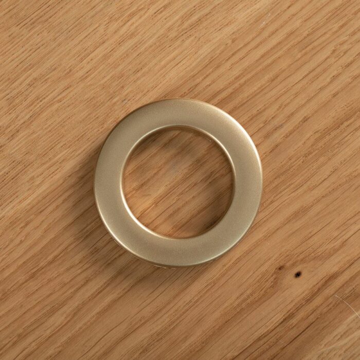 Przelotka plastikowa Uniwersalna, 10szt.,śr wew 35,5mm zewn. 57,5mm, kolor złoto mat 030 PRZELO/PLA/030/004004/1