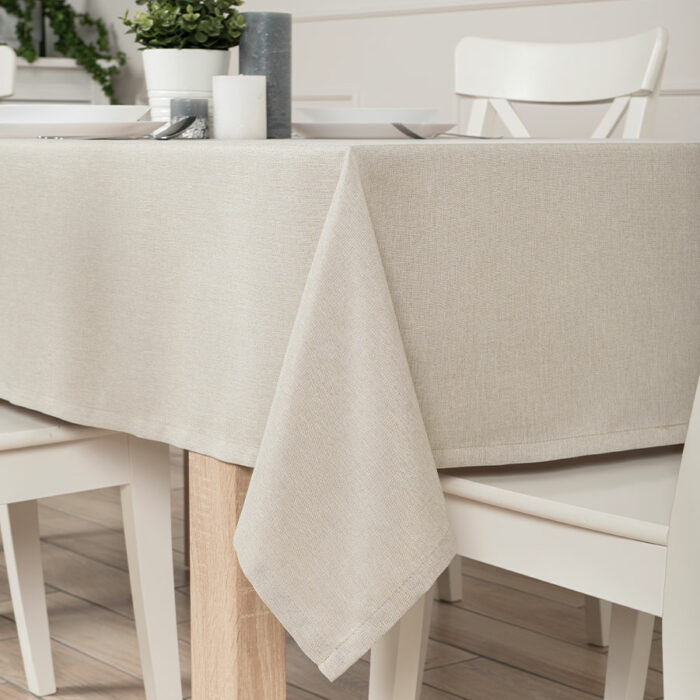 Obrus plamoodporny, 130 x 180 cm, kolor 018 beżowoszary ARUBA