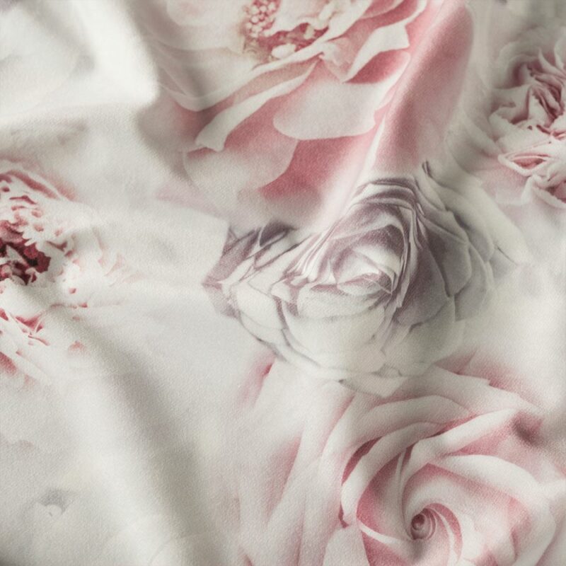 Materiał na zasłony tkanina dekoracyjna VELVET 150cm ROSE