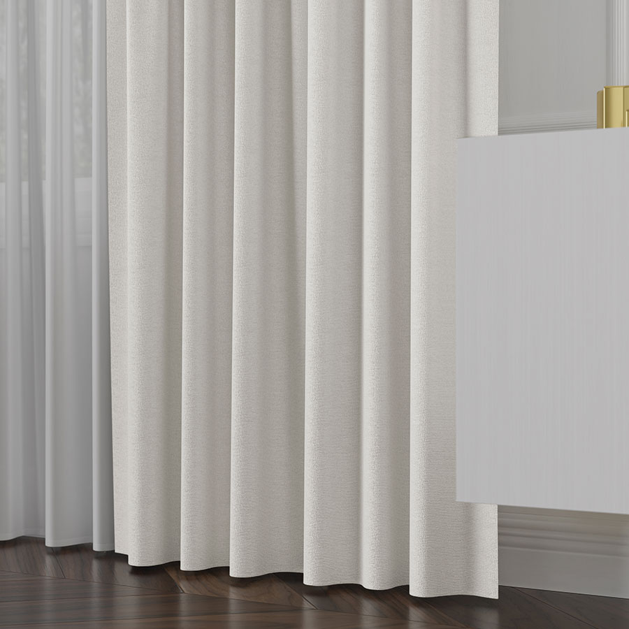 LUKRECJA Tkanina dekoracyjna, wysokość 310cm, kolor 003 szarobeżowy - obrazek 5