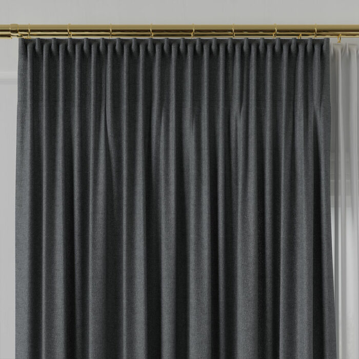 LUKRECJA Tkanina dekoracyjna, wysokość 310cm, kolor 033 chłodny szary - obrazek 3