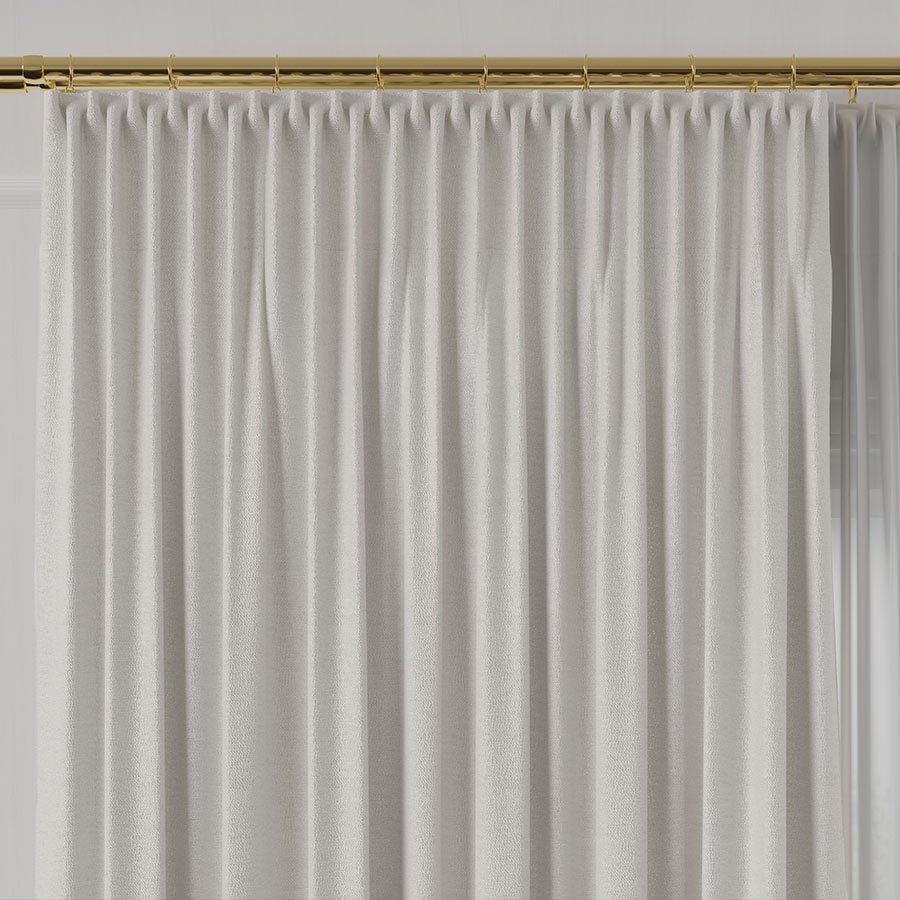 LUKRECJA Tkanina dekoracyjna, wysokość 310cm, kolor 003 szarobeżowy - obrazek 3