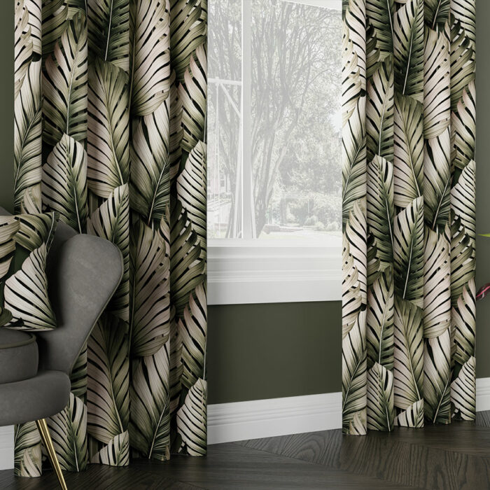 TROPICANA Tkanina dekoracyjna BLACKOUT, 145cm, kolor 001 - obrazek 4