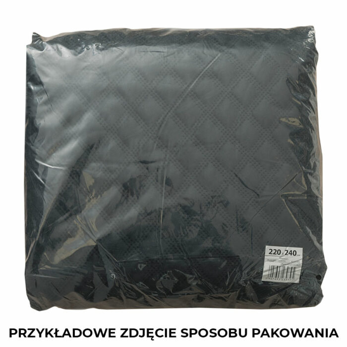 Narzuta na łóżko 170×210 pikowana kremowy Molly - obrazek 5