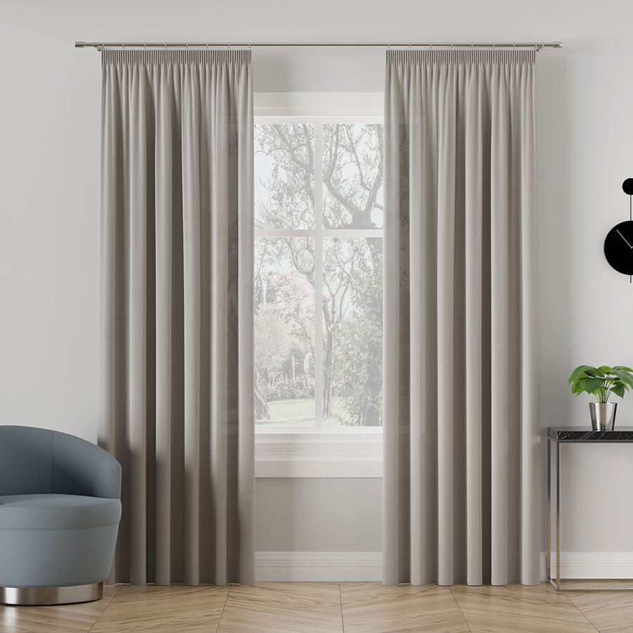 ARUBA Tkanina dekoracyjna wodoodporna, wysokość 300cm, kolor 018 beżowo szary - obrazek 2