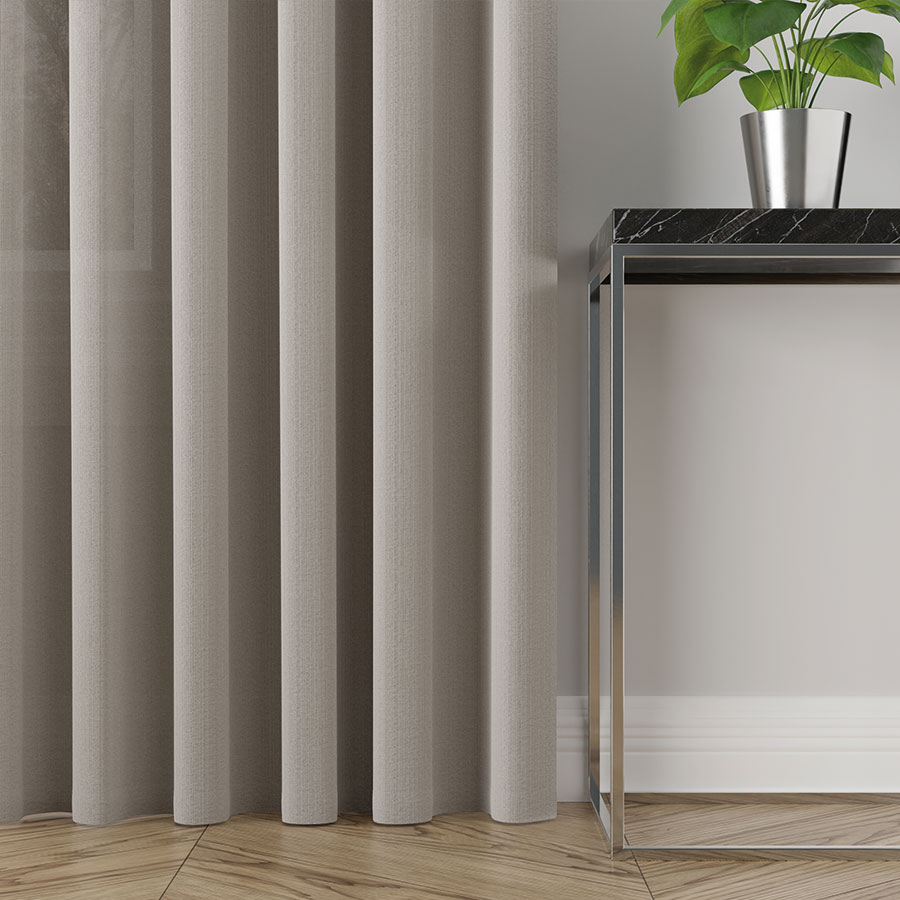 ARUBA Tkanina dekoracyjna wodoodporna, wysokość 300cm, kolor 018 beżowo szary - obrazek 4