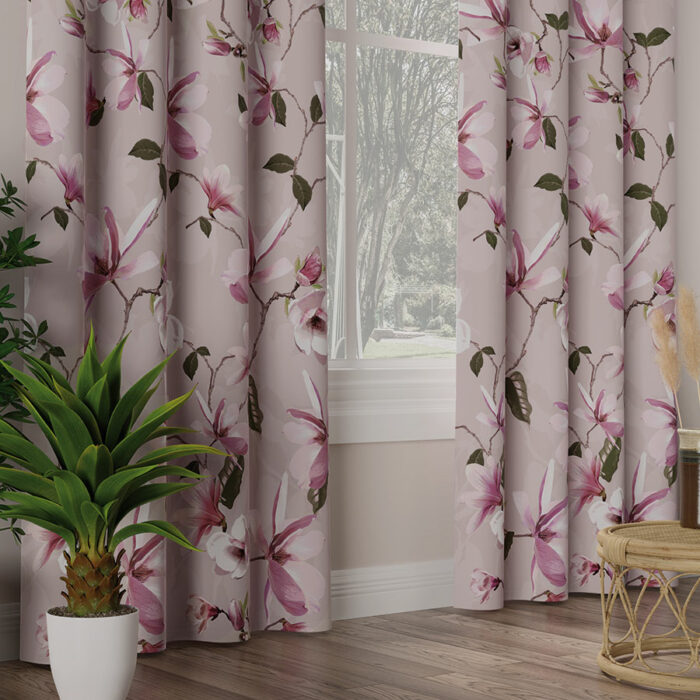 MAGNOLIA Tkanina dekoracyjna BLACKOUT, 145cm, kolor 001 beżowy - obrazek 4