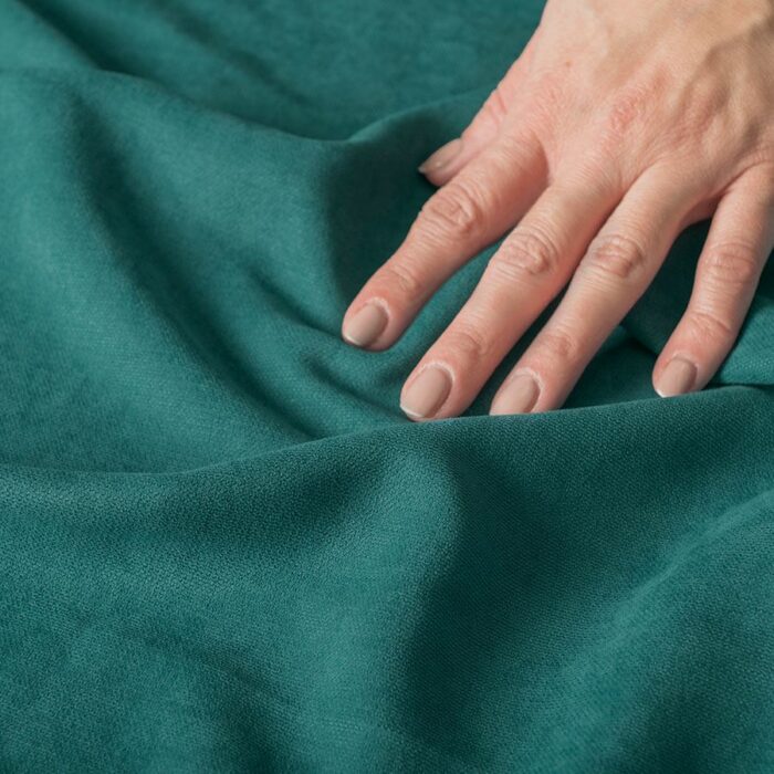 Materiał na zasłony tkanina zasłonowa wysokość 290 cm turkusowy MILAS - obrazek 4