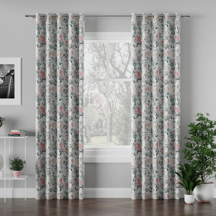 FLAURA Tkanina dekoracyjna VELVET, 150cm, kolor 001 biały - obrazek 3