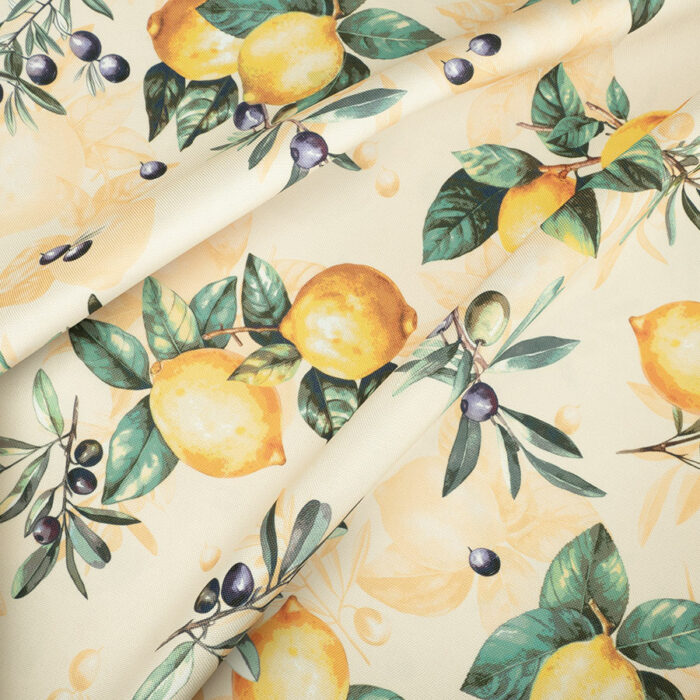 CITRUS Tkanina dekoracyjna NINA WODOODPORNA, 160cm, kolor 001 żółty - obrazek 5