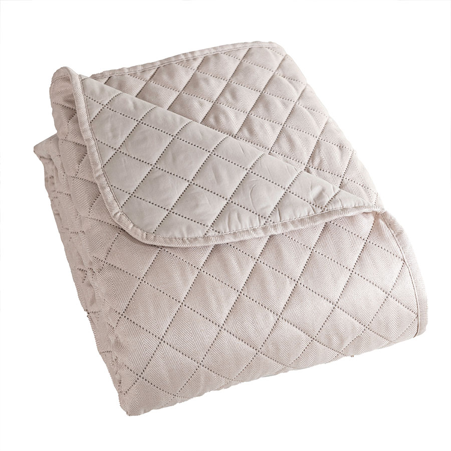 JODEŁKA Narzuta dekoracyjna, rozmiar 170x210cm, kolor 003 jasny beżowy - obrazek 3