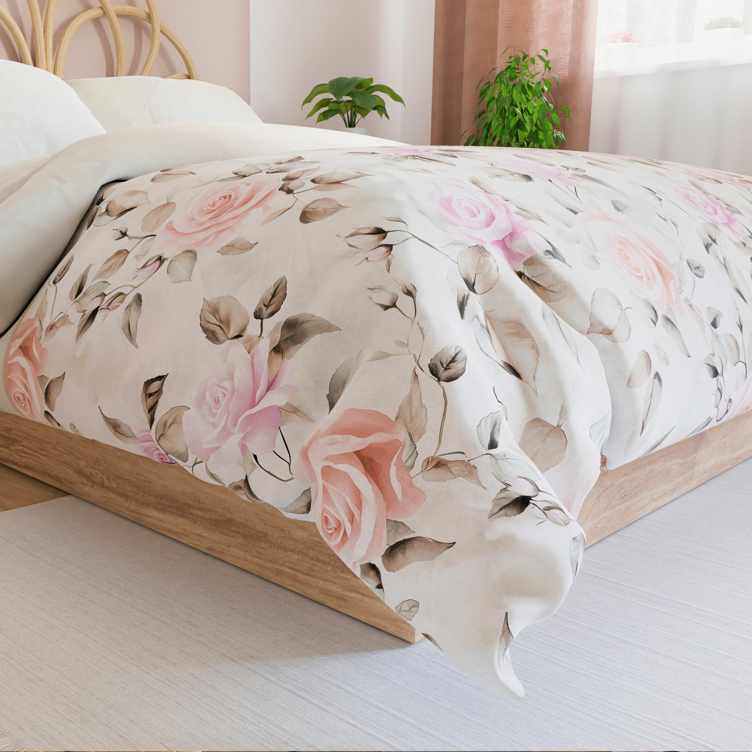 ROSALINA Komplet pościeli z bawełny satynowej 160x200 - obrazek 3