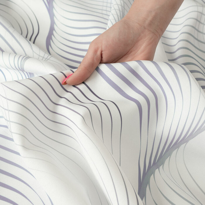 LINESA Tkanina dekoracyjna NINA WODOODPORNA, 160cm, kolor 002 pastelowo fioletowy - obrazek 5