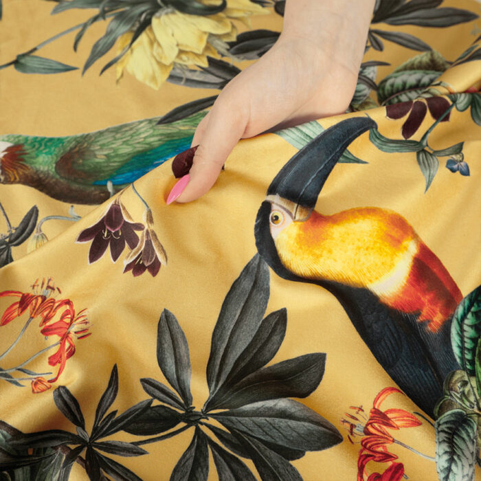 RIKO Tkanina dekoracyjna VELVET, 150cm, kolor 001 - obrazek 6