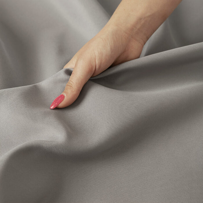 GARDENIA Zasłona gotowa na taśmie, szerokość 140cm x wysokość 250cm, kolor 794 beżowo szary - obrazek 3