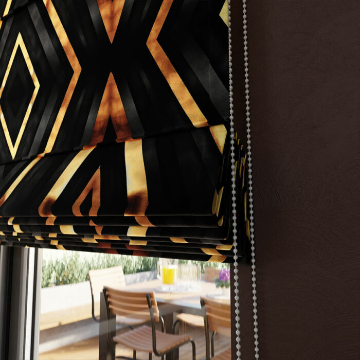 DIAMENTEM Tkanina dekoracyjna VELVET, 150cm, kolor 006 czarny - obrazek 2