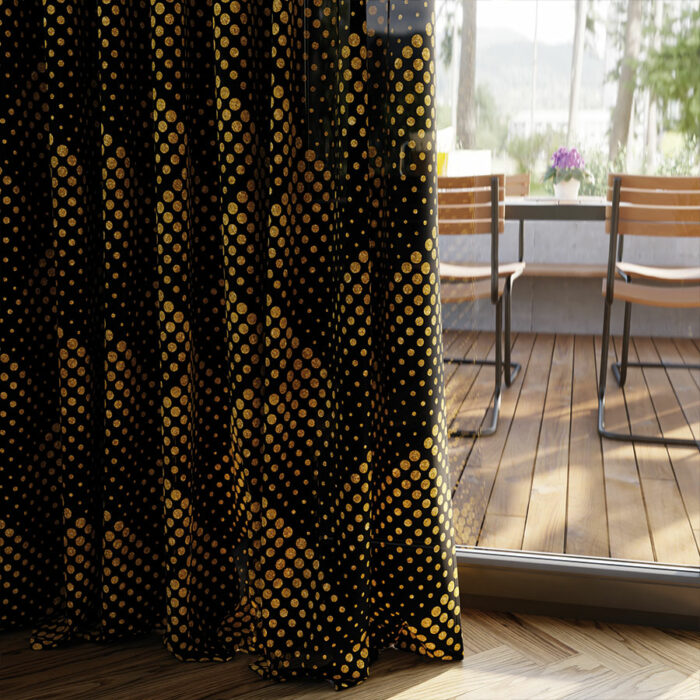 LUXE Tkanina dekoracyjna BLACKOUT, wysokość 300cm, kolor 001 - obrazek 6