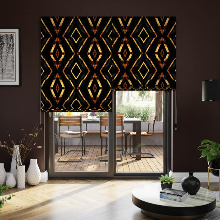 DIAMENTEM Tkanina dekoracyjna VELVET, 150cm, kolor 006 czarny - obrazek 3