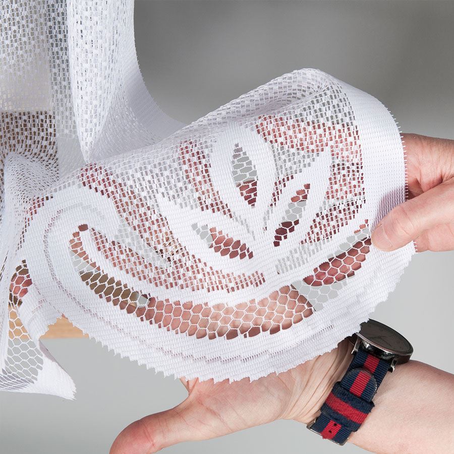 POLA Firanka żakardowa gotowa, szerokość 250 x wysokość 130cm, kolor 001 biały - obrazek 6