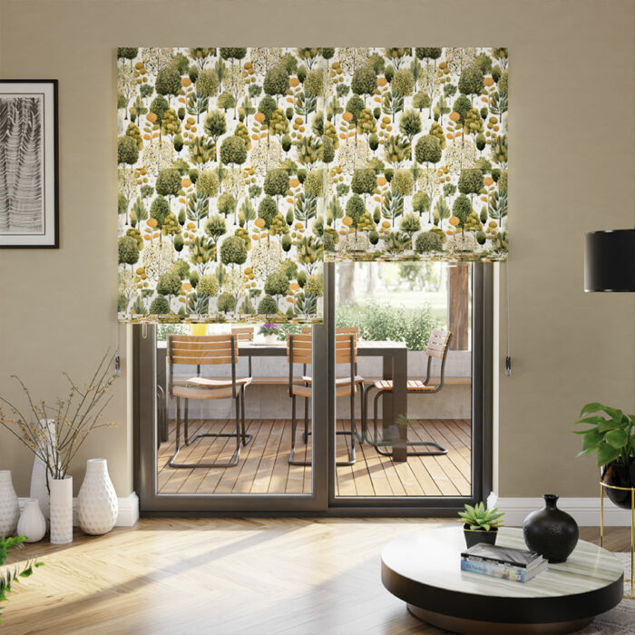 ARBOREA Tkanina dekoracyjna VELVET, 150cm, kolor 008 żółty - obrazek 2