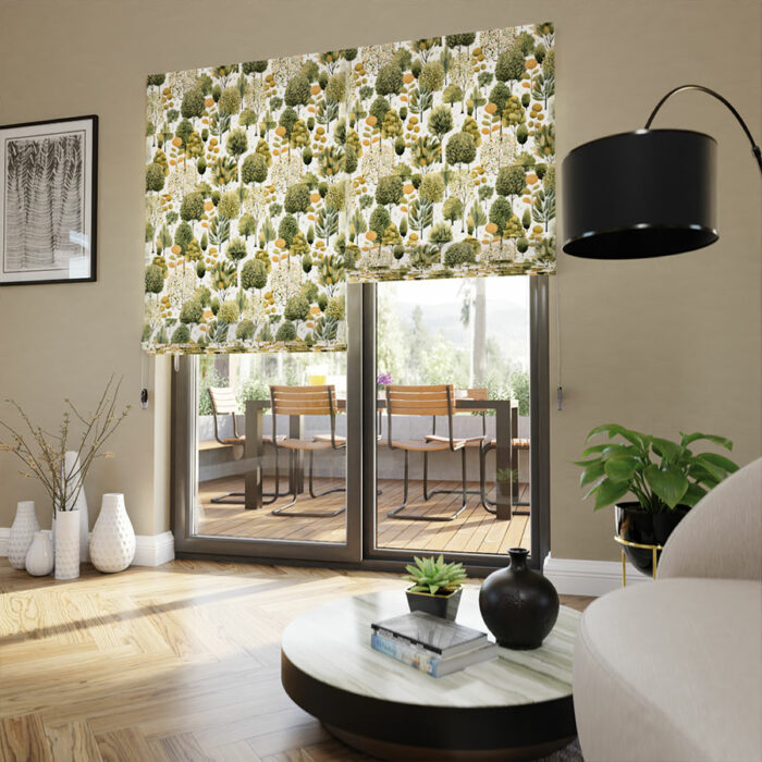 ARBOREA Tkanina dekoracyjna VELVET, 150cm, kolor 008 żółty - obrazek 4