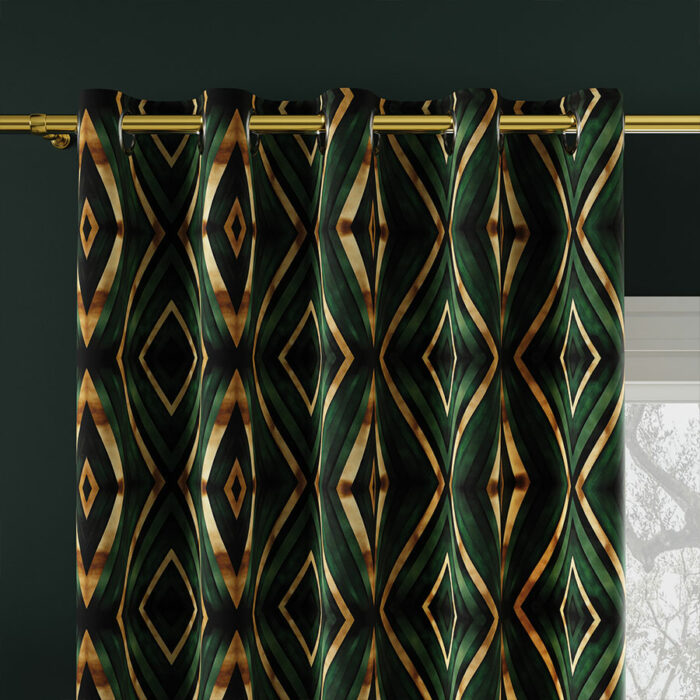 DIAMENTEM Tkanina dekoracyjna VELVET, 150cm, kolor 002 zielony - obrazek 4