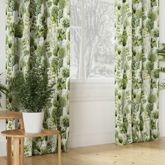 ARBOREA Tkanina dekoracyjna VELVET, 150cm, kolor 002 zielony - obrazek 2