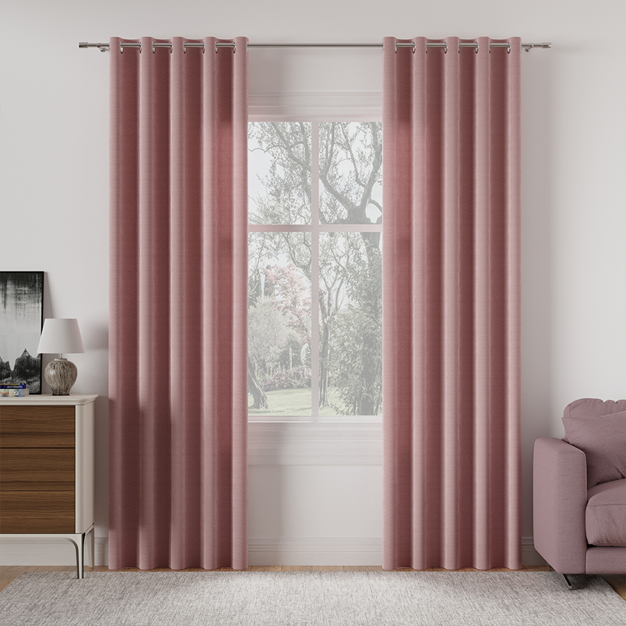 ANDORA Tkanina dekoracyjna, wysokość 305 cm, kolor 236 różowy - obrazek 4