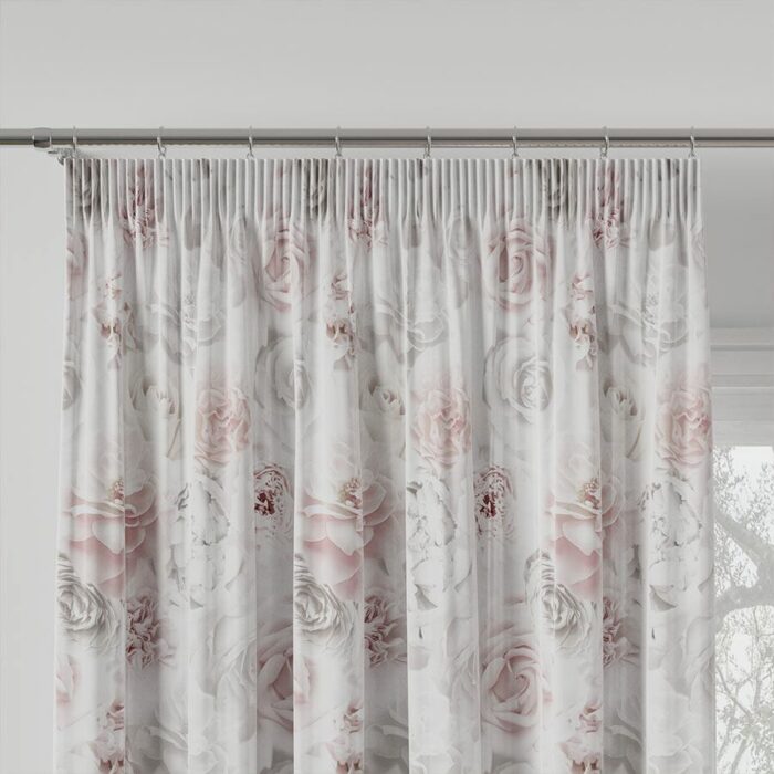 Materiał na zasłony tkanina dekoracyjna VELVET 150cm ROSE - obrazek 4