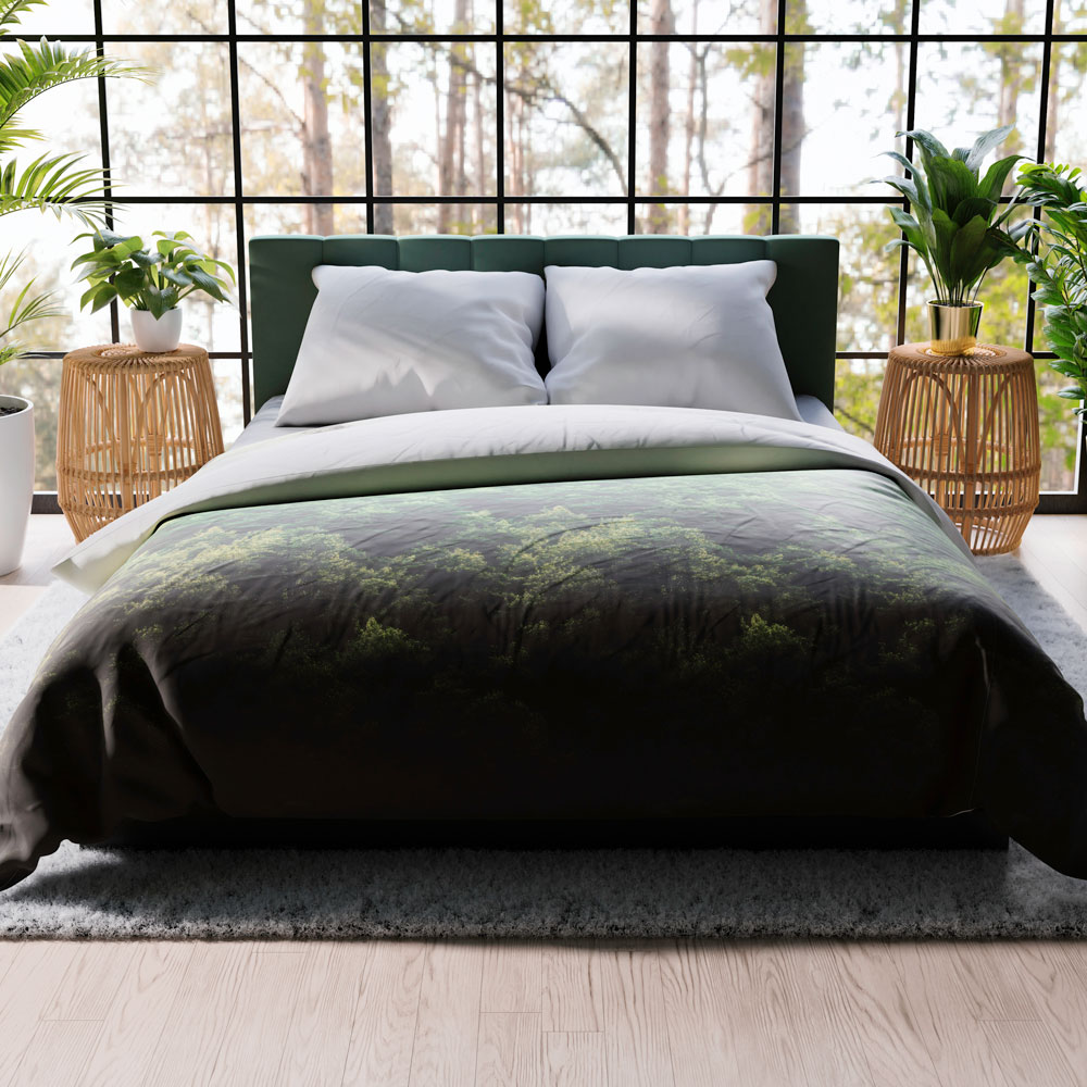 FOREST Komplet pościeli z bawełny satynowej 160x200 - obrazek 3