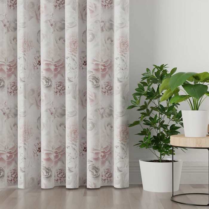 Materiał na zasłony tkanina dekoracyjna VELVET 150cm ROSE - obrazek 2