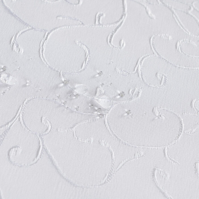 FLORA Obrus wodoodporny, 140x260cm, kolor 001 biały - obrazek 3