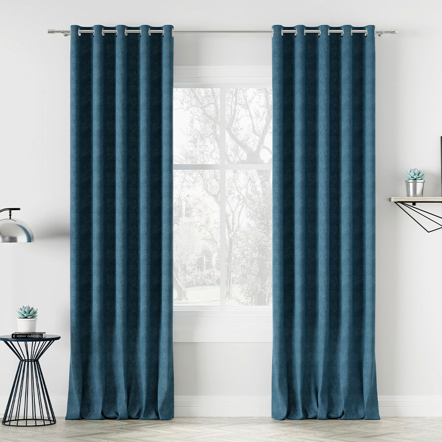 EFE Tkanina dekoracyjna, wysokość 300cm, kolor 670 szaroniebieski - obrazek 2