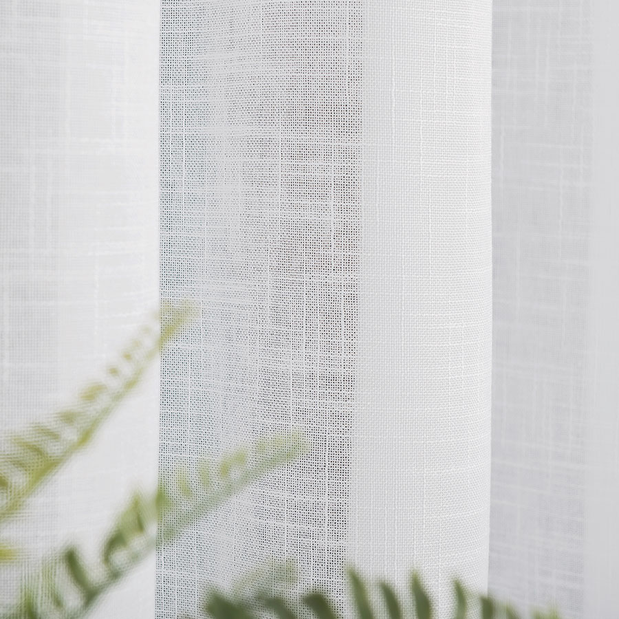 Firanka fantazyjna z ołowianką, wysokość 300cm, kolor 001 biały